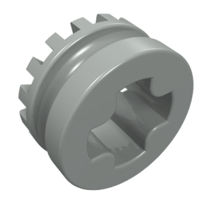 4265a - Technic Bush 1/2 Toothed with 4 Interior Ridges
