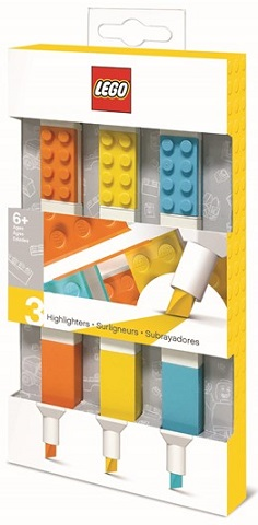LEGO 51685 - Pen Set, Felt Tip 3 Colors (Highlighters)