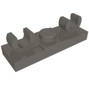79987 - Plate, Modified 1 x 3 with 2 Open O Clips on Top