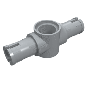 87082 - Technic, Pin 3L with Friction Ridges and Center Pin Hole