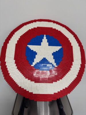 LEGO MOC Marvel Schild Captian America (MOC van Bricker Builds)