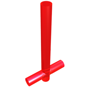 21699 - Bar   4L / 2L Crossed (Lightsaber Blade)