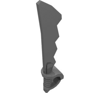 23984 - Minifigure, Weapon Sword, Cutlass Serrated with Skull Hand Guard
