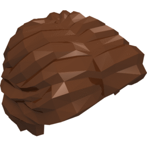 26139 - Minifigure, Hair Short Wavy with Center Part