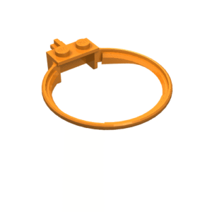 43373 - Sports Hoop with 2 Studs and Axle