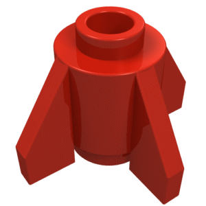 4588 - Brick, Round 1 x 1 with Fins