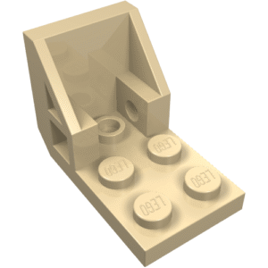 4598 - Bracket 3 x 2 - 2 x 2 Inverted (Space Seat)