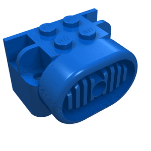 4616b - Fabuland Airplane Motor / Engine Block, Technic Pin Hole