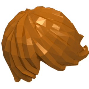 87991 - Minifigure, Hair Tousled with Side Part