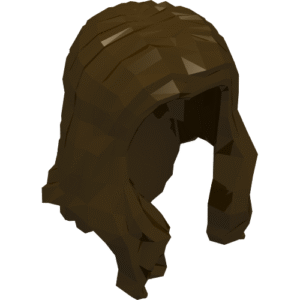 95225 - Minifigure, Hair Long Wavy with Center Part