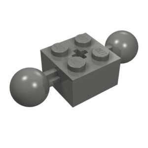 17114 - Technic, Brick Modified 2 x 2 with 2 Ball Joints and Axle Hole