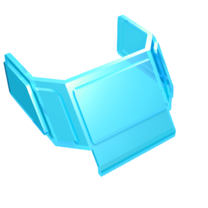 2918 - Glass for Train Front Sloping Top