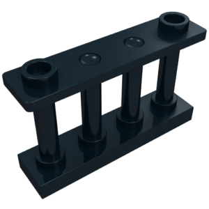 30055 - Fence 1 x 4 x 2 Spindled with 2 Studs