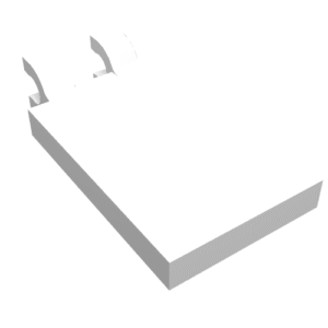 30350c - Tile, Modified 2 x 3 with 2 U Clips