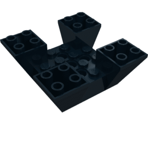 30373 - Slope, Inverted 65 6 x 6 x 2 Quad with Cutouts