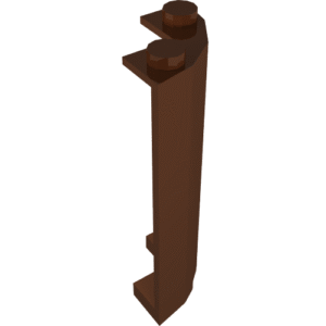 30987 - Cylinder Quarter 2 x 2 x 5 with 1 x 1 Cutout