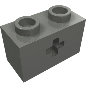 32064a - Technic, Brick 1 x 2 with Axle Hole and Inside Side Supports