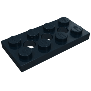 3709 - Technic, Plate 2 x 4 with 3 Holes
