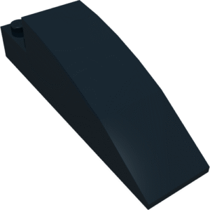 41766 - Slope, Curved 8 x 2 x 2 with 4 Recessed Studs