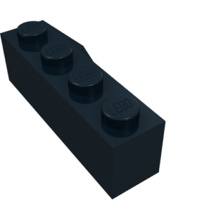 43721 - Wedge 4 x 2 Sloped Left