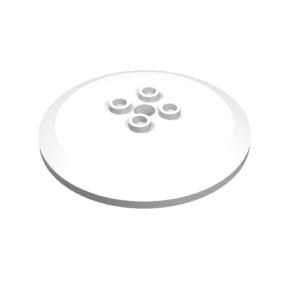 44375a - Dish 6 x 6 Inverted (Radar) - Hollow Studs