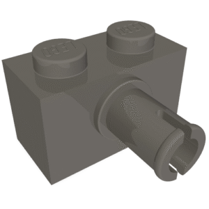 44865 - Brick, Modified 1 x 2 with Pin and Bottom Stud Holder