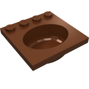 6195 - Container, Sink 4 x 4 with Elliptical Basin