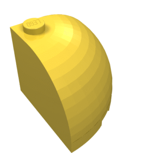 88293 - Brick, Round Corner 3 x 3 x 2 Dome Top