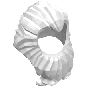 11891 - Minifigure, Hair Swept Back with Long Beard