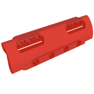 11954 - Technic, Panel Curved 11 x 3 with 10 Pin Holes through Panel Surface