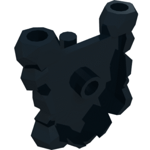 22409 - Minifigure, Shield Pentagonal with Rock Edges