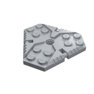 27255 - Plate, Modified 6 x 6 Hexagonal with Pin Hole