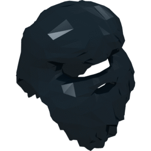 40238 - Minifigure, Hair Shaggy and Long with Beard and Mouth Hole