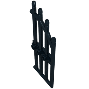42448 - Door 1 x 4 x 9 Arched Gate with Bars and Three Studs