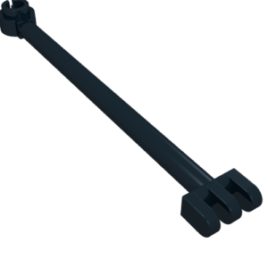 4319 - Hinge Bar 8L with 3 Fingers and Open End Stud