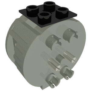 4352 - Electric 4.5V 3 C-Cell Battery Box Polarity Switch 2 x 4