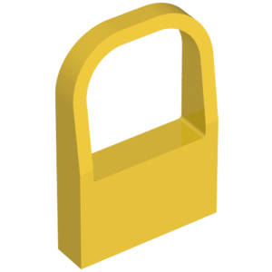 4463 - Fabuland Window 1 x 4 x 5 with Curved Top