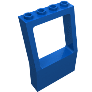 4608 - Fabuland Window 2 x 4 x 5 with Square Top
