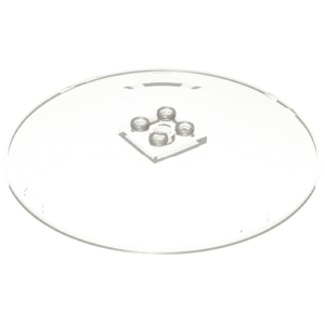 50990a - Dish 10 x 10 Inverted (Radar) - Hollow Studs
