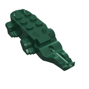 6026 - Alligator / Crocodile Body with 4 Bottom Teeth