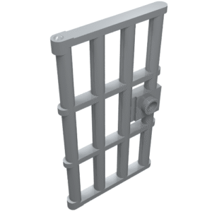 60621 - Door 1 x 4 x 6 Barred with Stud Handle