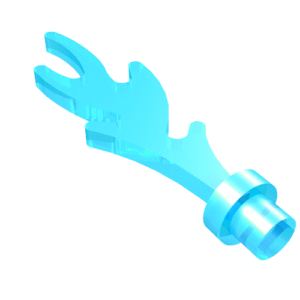 6126b - Wave Rounded Straight with Bar End (Castle Dragon Flame / Seaweed / Water)