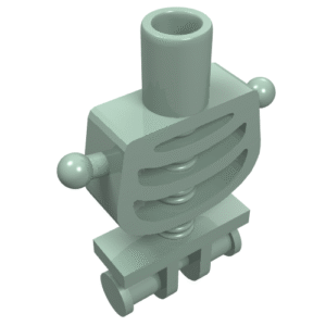 6260 - Torso Skeleton, Rounded Rib Cage and Thin Shoulder Pins