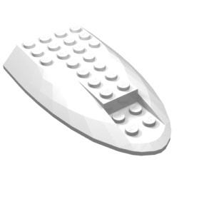 87615 - Aircraft Fuselage Aft Section Curved Top 6 x 10