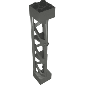 95347 - Support 2 x 2 x 10 Girder Triangular Vertical - Type 4 - 3 Posts, 3 Sections