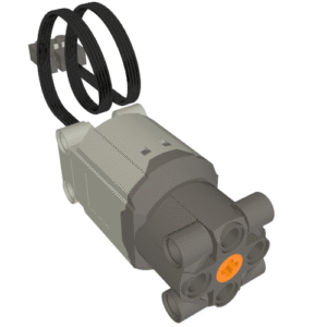 99499c01 - Electric, Motor 9V Power Functions L with Dark Bluish Gray Bottom