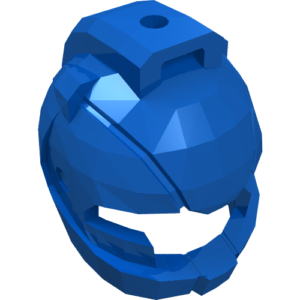 22380 - Minifigure, Headgear Helmet Space with Air Intakes and Hole on Top