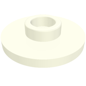 38799 - Minifigure, Utensil Tea Saucer with Hollow Stud