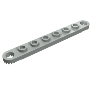 4442 - Technic, Plate 1 x 8 with Toothed Ends