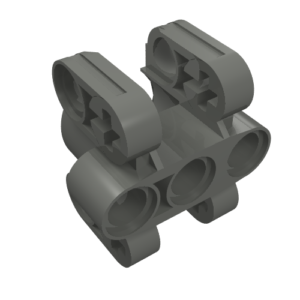 61905 - Technic, Axle and Pin Connector Block 3 x 3 x 2 (Linear Actuator Holder)